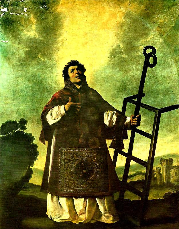 Francisco de Zurbaran lorenzo oil painting picture